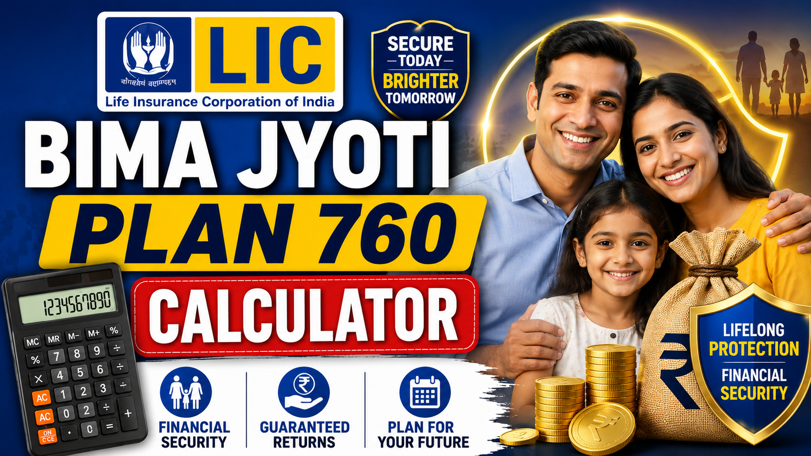 LIC Bima Jyoti Plan 760 Calculator