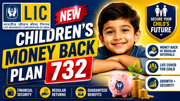 LIC New Children’s Money Back Plan 732