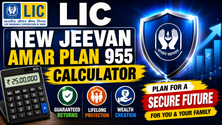 LIC New Jeevan Amar Plan 955 Calculator
