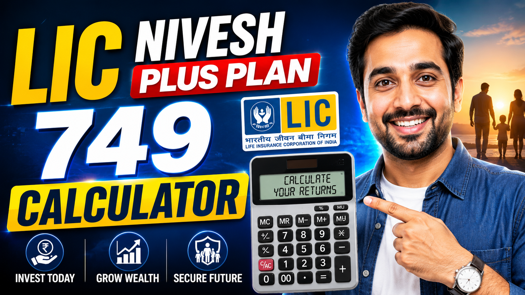 LIC Nivesh plus plan 749 Calculator