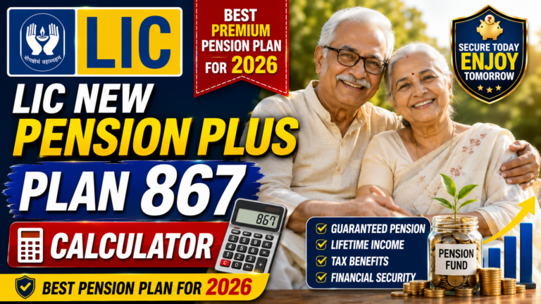 LIC New Pension Plus Plan 867 Calculator