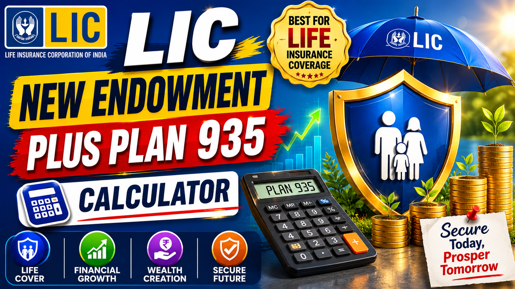 LIC New Endowment Plus Plan 935 Calculator