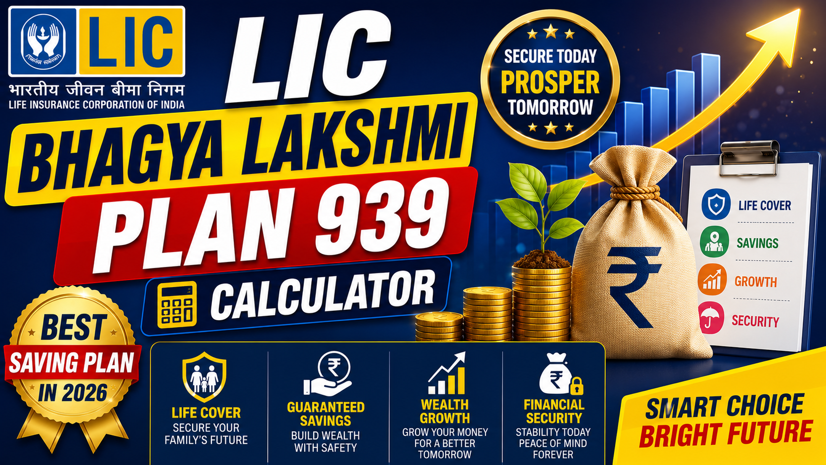 LIC Bhagya Lakshmi Plan 939 Calculator