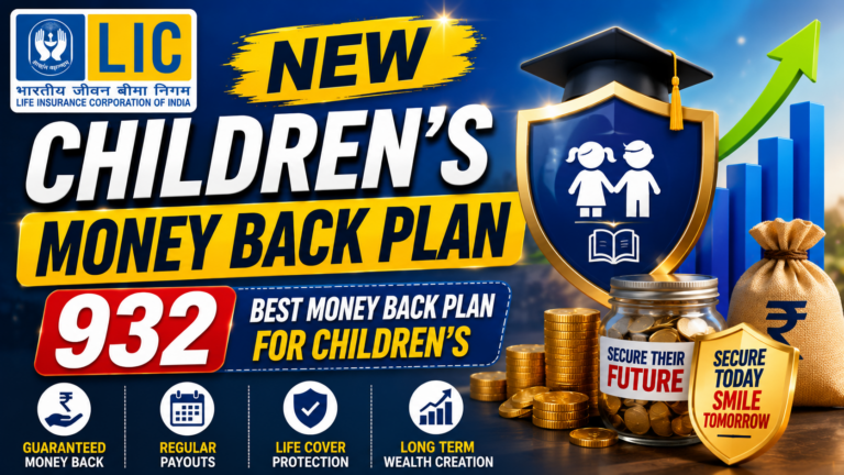 LIC New Children's Money Back Plan 932