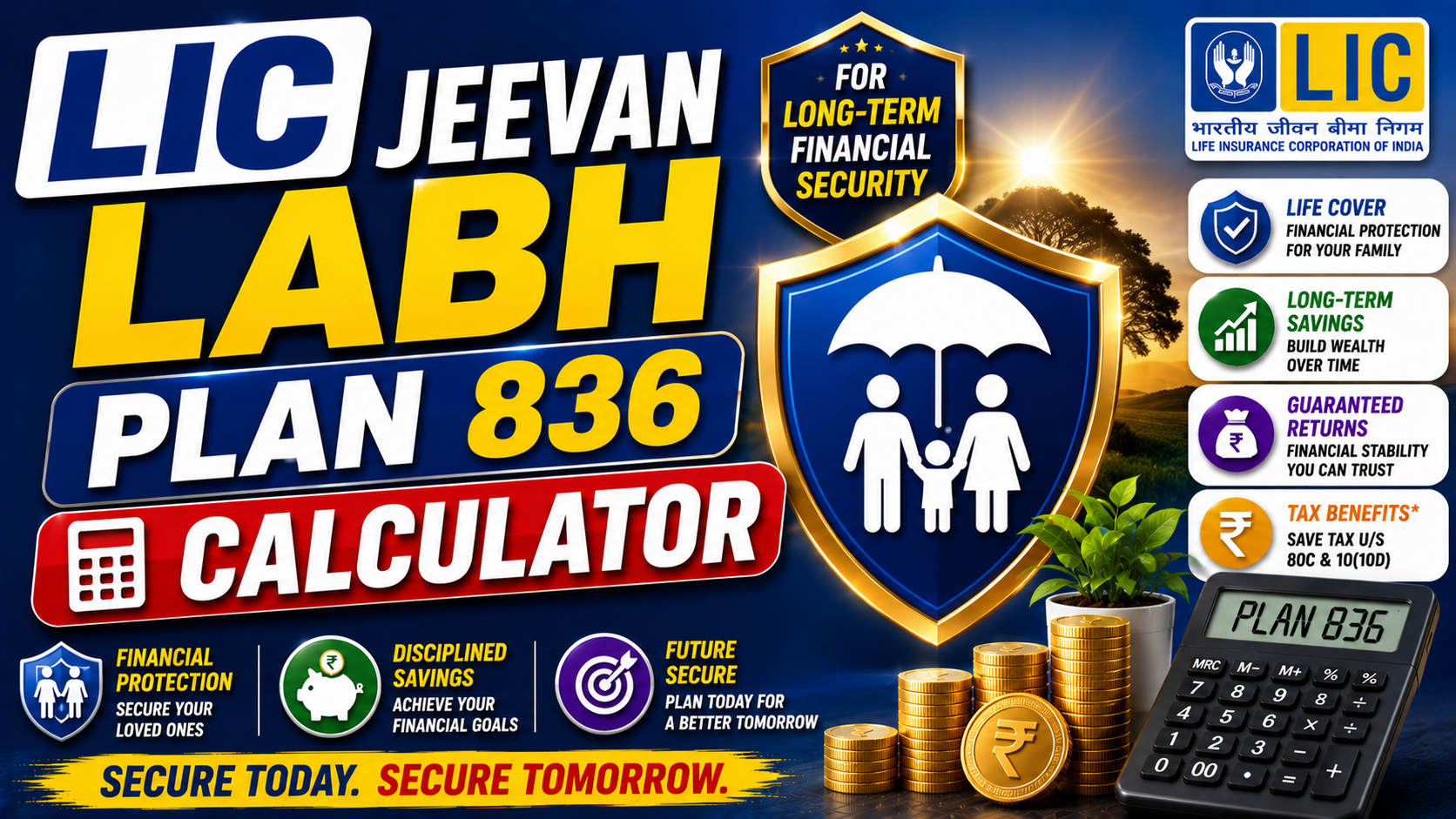 LIC Jeevan Labh Plan 836 Calculator