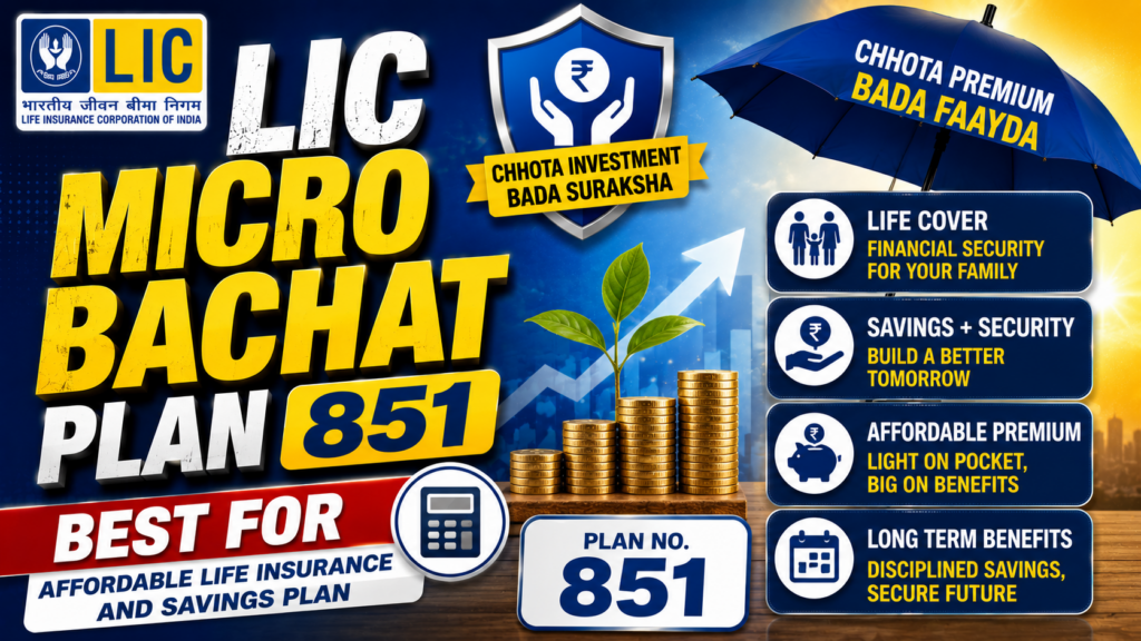 LIC Micro Bachat Plan 851