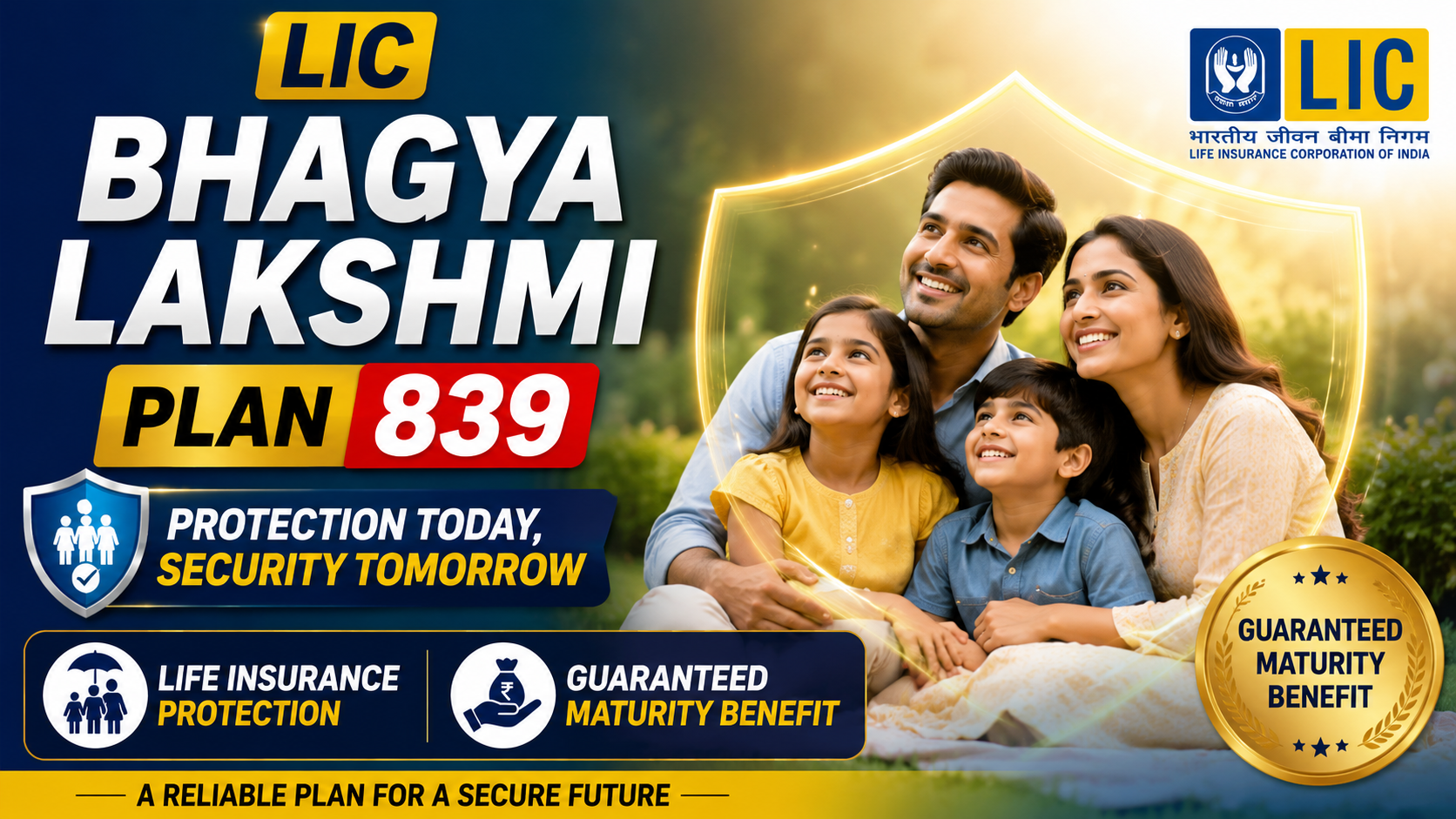 LIC Bhagya Lakshmi Plan 839