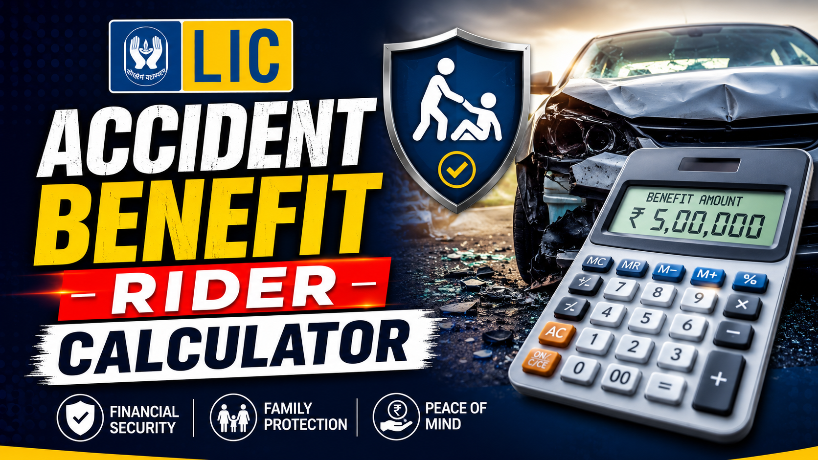 LIC Accident Benefit Rider Calculator