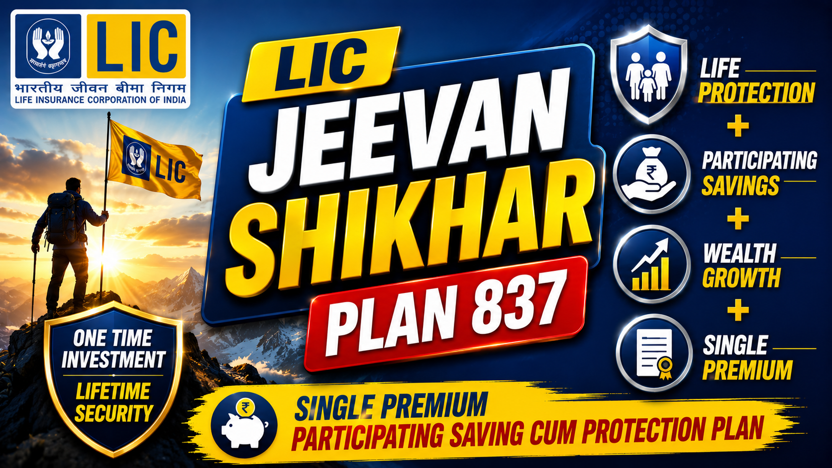 LIC Jeevan Shikhar Plan 837