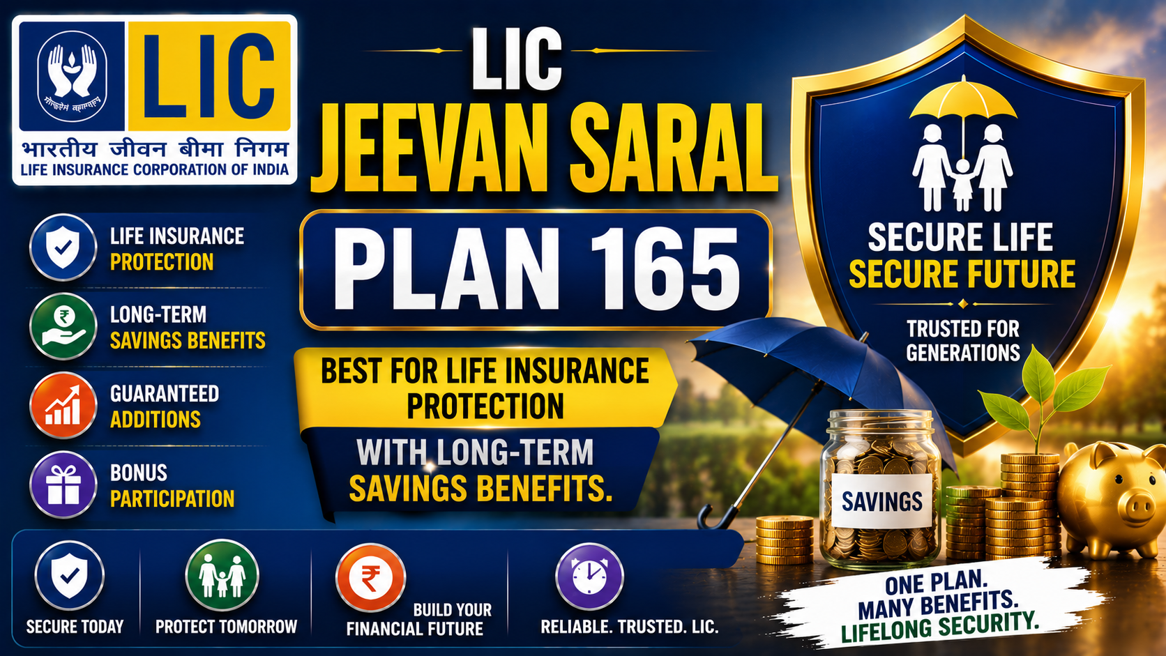 LIC Jeevan Saral Plan 165