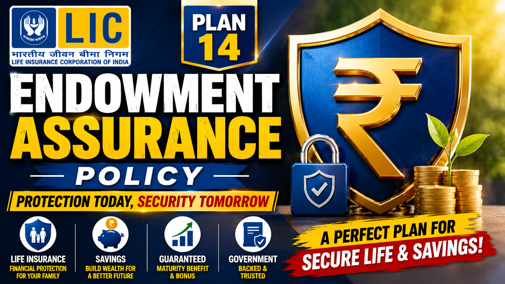 LIC Endowment Assurance Policy Plan 14