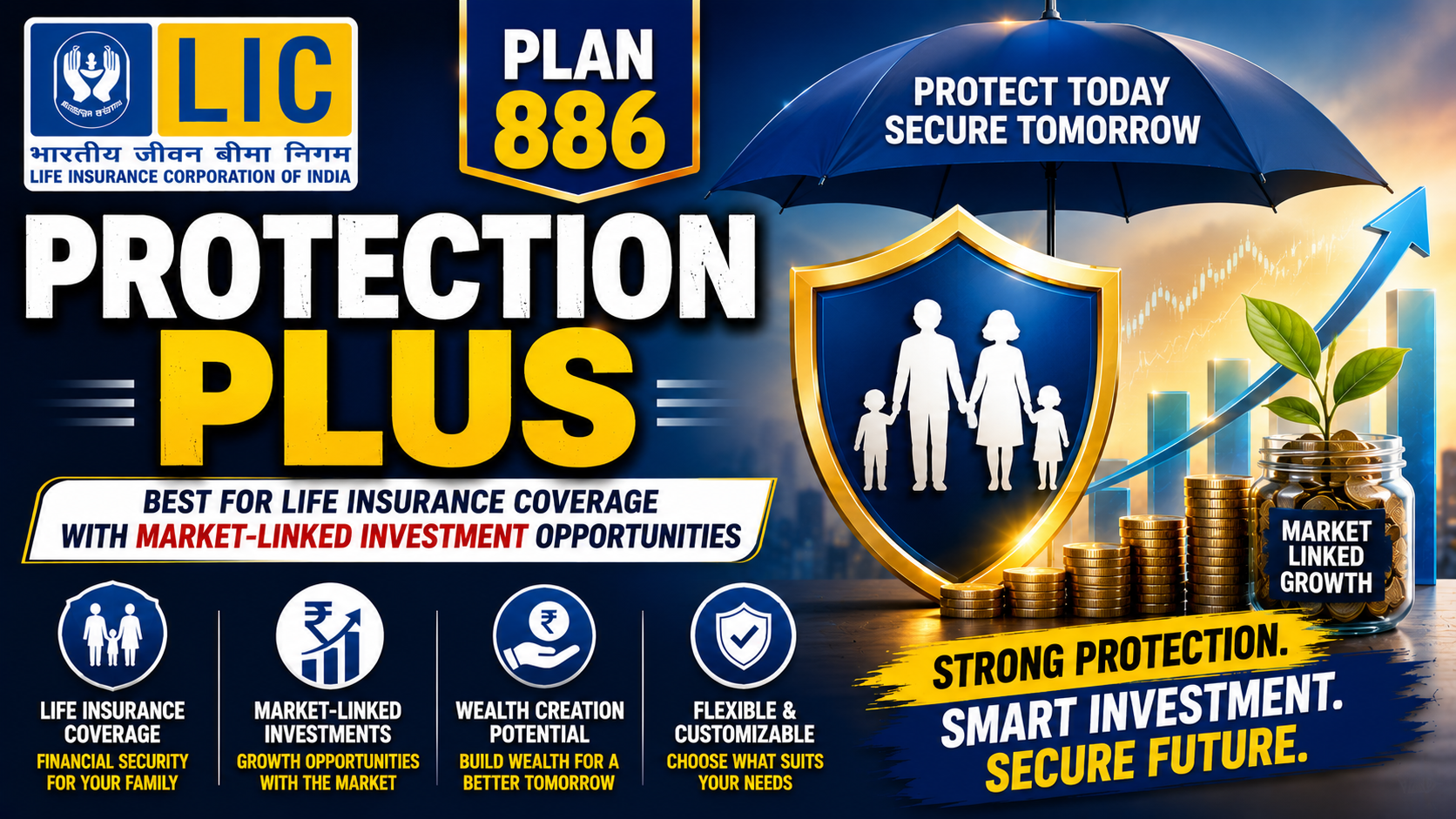 LIC Protection Plus plan 886