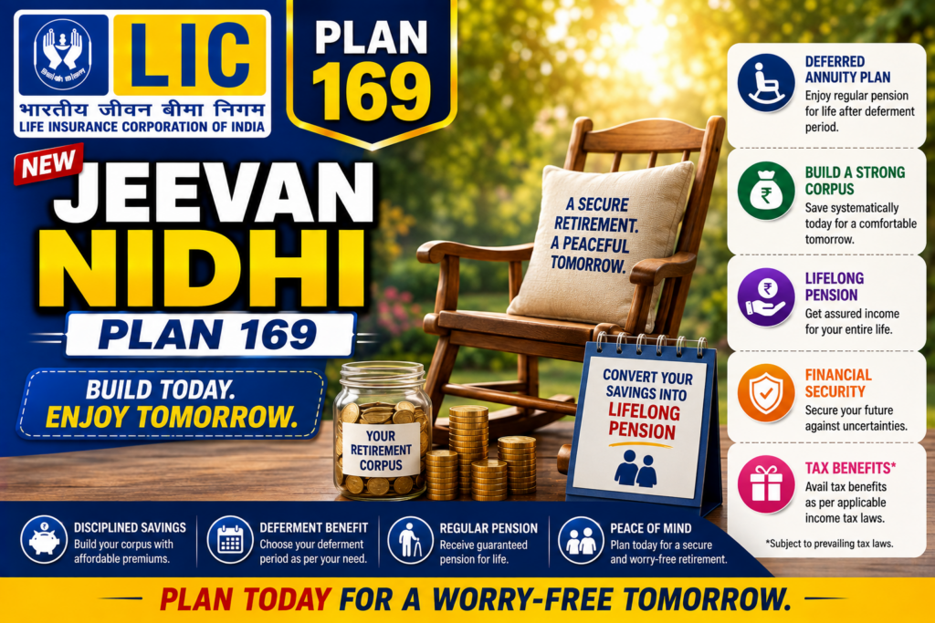 LIC New Jeevan Nidhi Plan 169