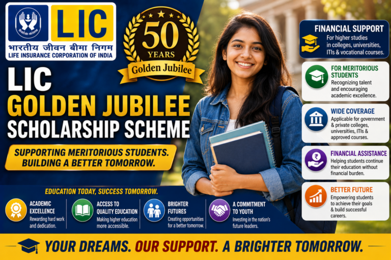 LIC Golden Jubilee Scholarship Scheme