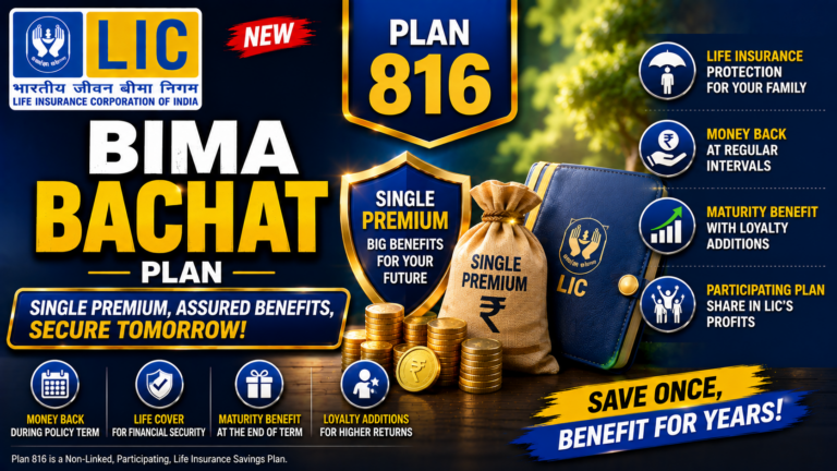 LIC New Bima Bachat Plan 816