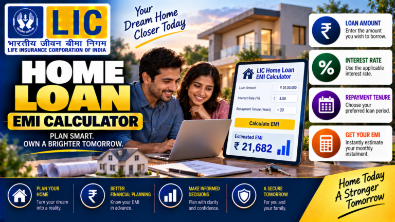 LIC Home Loan EMI Calculator